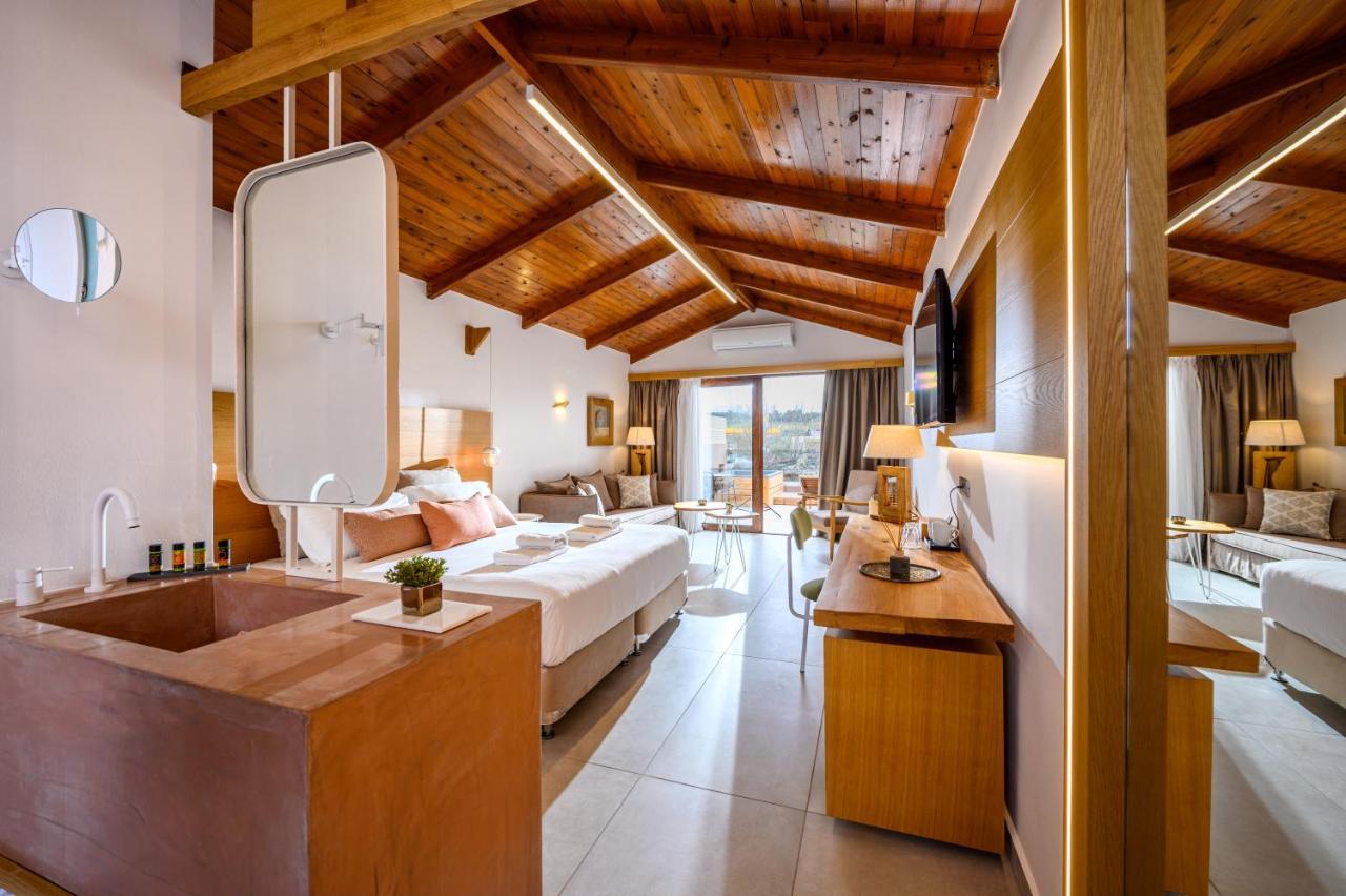 Platanias Theros Suite By Creta Paradise Gerani  Bagian luar foto